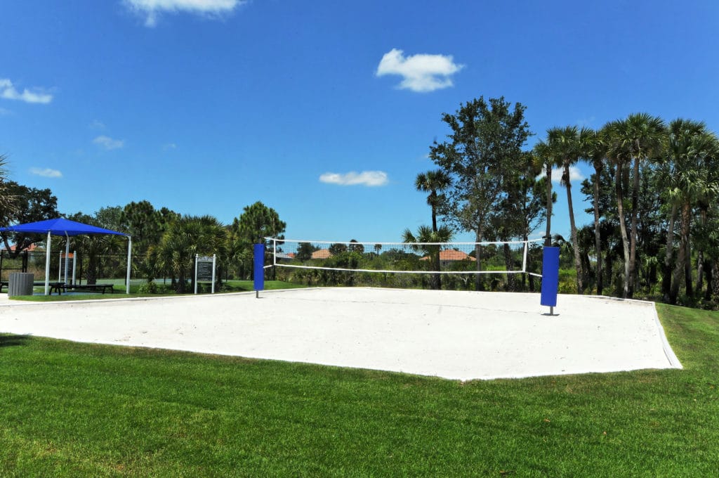 Grand Palm in Venice Volleyball Court Sarasota Real Estate
