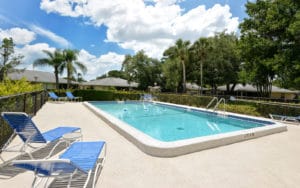 Center Gate in Sarasota Pool