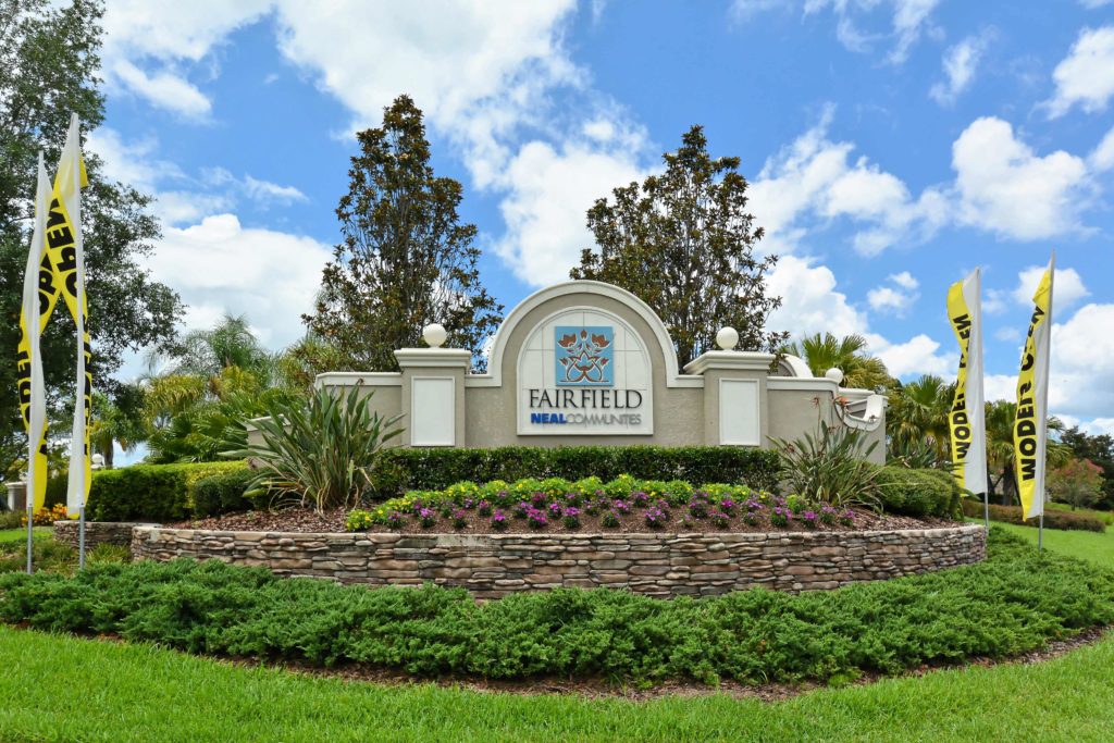 Fairfield Villas Homes for Sale | Bradenton Florida 2 Fairfield in Bradenton Villas Entrance Sign
