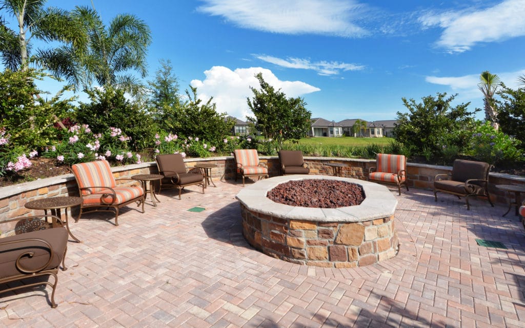 Cobblestone on Palmer Ranch Firepit