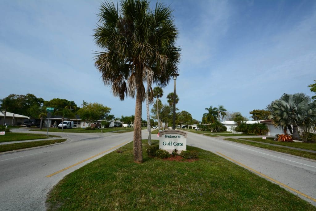 Gulf Gate in Sarasota Entrance Sign