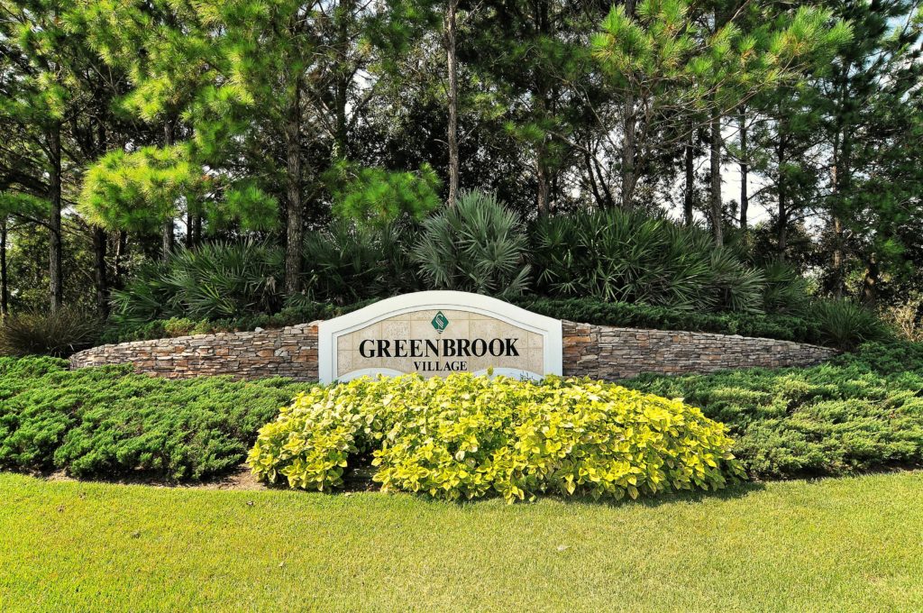 Greenbrook in Lakewood Ranch Neighborhood Entrance Sign