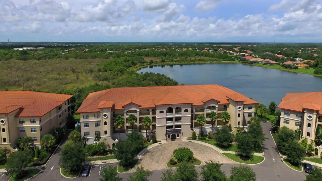 Lake Vista Condos for Sale | Lakewood Ranch Florida 1 Lake Vista in Lakewood Ranch Aerial 2