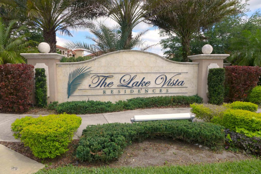 Lake Vista Condos for Sale | Lakewood Ranch Florida 3 Lake Vista in Lakewood Ranch Entrance Sign