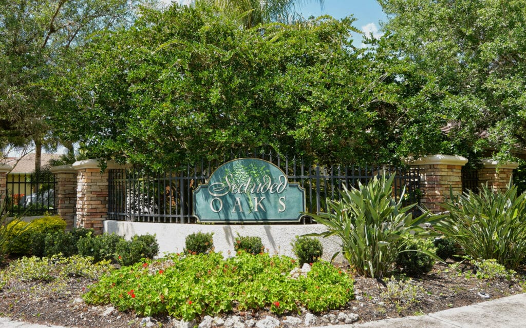 Secluded Oaks Sarasota Florida Homes for Sale